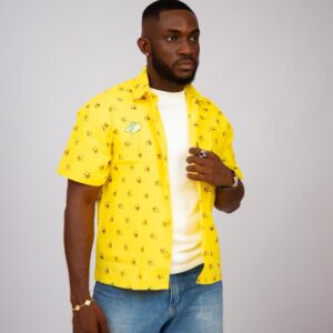 Yellow Trendy Shirt Wear